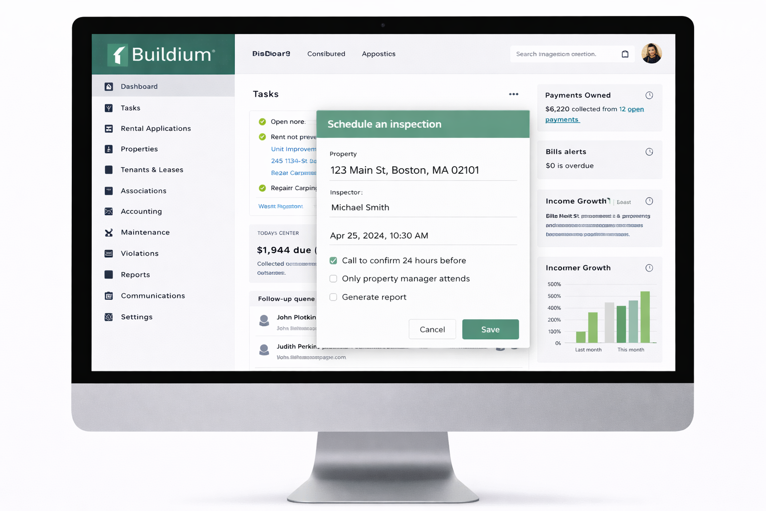 Buildium property management software review overview